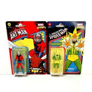 Marvel Legends Astonishing Ant-Man and Electro 3.75" Kenner Retro Action Figures